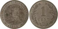 Niederlande-Königreich Cu Cent Wilhelmina 1890-1948. -