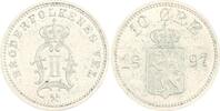 Norwegen 10 Öre 1 Oscar II. 1872-1905. -