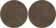 Italien-Königreich Cu 5 Centesimi Vittorio Emanuele III. 1900-1946. -