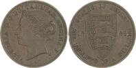 Großbritannien-Jersey Cu 1/12 Shilling Victoria 1837-1901. -