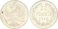 Finnland 50 Penniä 1 Nikolaus II. von Russland 1894-1917. -