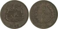 Malaysia-British North Borneo Cu 1/2 Cent Victoria 1837-1901. -