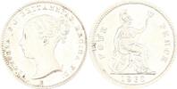 Großbritannien Fourpence Victoria 1837-1901. -