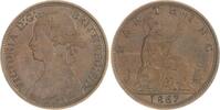 Großbritannien Cu Farthing Victoria 1837-1901. -