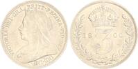 Großbritannien Threepence Victoria 1837-1901. -