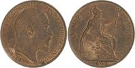 Großbritannien Cu Penny Edward VII. 1901-1910. -