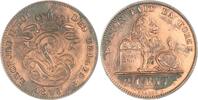 Belgien, Königreich Cu 2 Centimes Leopold II. 1865-1909. -