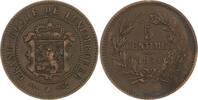 Luxemburg Cu 5 Centimes Wilhelm III. von Niederlande 1849-1890. -