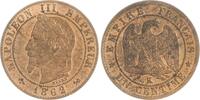 Frankreich Cu Centime Napoleon III. 1852-1870. -