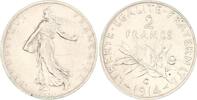 Frankreich 2 Francs Dritte Republik 1870-1940. -