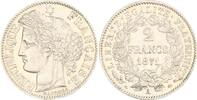 Frankreich 2 Francs Dritte Republik 1870-1940. -