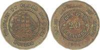 Ägypten Me 20 Centimes Suez Kanal. -