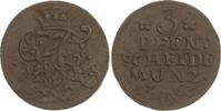 Cu 3 Pfennig 1763  D Brandenburg-Preußen Friedrich II. 1740-1786. Sehr schön