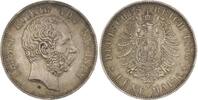 Sachsen 5 Mark Albert 1873-1902. -