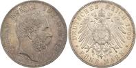 Sachsen 5 Mark Albert 1873-1902. -
