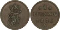 Mecklenburg-Schwerin Cu Pfennig Friedrich Franz I. 1785-1837. -