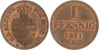 Sachsen-Altenburg Cu Pfennig Ernst 1853-1908. -