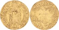Trier, Erzbistum Goldgulden Gold 1410 Werner von Falkenstein 1388-1418. Äußerst selten. Sehr schön