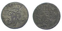 Brandenburg-Preußen 4 Gute Pfennig Friedrich II. 1740-1786. -
