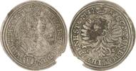 Schlesien-Württemberg-Öls 6 Kreuzer Carl Friedrich von Öls 1704-1744.
