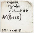 India Debased AV Dinar 650-750 Vigrahatunga. fast Sehr Schön