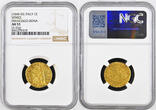 VENICE Zecchino (Ducat) 1545-1553 Francesco Donato. NGC AU53