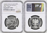 POLAND 200 Zlotych 1982 MW PROBA World Soccer Championship Games in Spain. Mintage: 6000pcs! NGC PF 62 ULTRA CAMEO