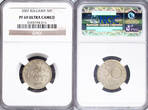 BULGARIA Proof 50 Stotinki 2002 Top Pop! NGC PF 69 ULTRA CAMEO