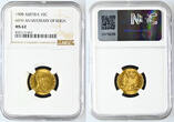 AUSTRIA 1908 Franz Josef I. Gold 10 Corona Coin. NGC MS 62