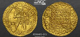 NETHERLANDS DUCAT 1731 Utrecht. NGC AU