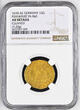 GERMANY Goldgulden (Ducat) 1618 AE Frankfurt (Free City). Gold Ducat St. John w. Lamb of God Coin. NGC AU Details