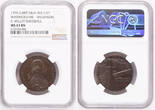 Great Britain 1/2 Penny Token 1793 Warwickshire. Copper John Wilkinson Halfpenny Token. NGC MS 63