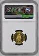 SWITZERLAND 1958 Vatican, Pope John XIII. Medallic Gold Ducat Coin. NGC MS 66 DPL