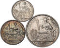 French Indo-China 20C, 50C + Piastre (3pcs) French Indo-China. -