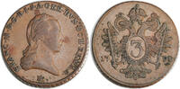 AUSTRIA 3 Kreuzer 1799 A Emperor Francis II. 1-Year Type w. Thick Planch... 85,00 EUR39,00 EUR  zzgl. 10,00 EUR Versand