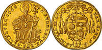 AUSTRIA 1/2 Ducat Salzburg, Maximilian Gandolph. Gold 1/2 Ducat Coin. Top Pop! -