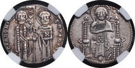 ITALY GROSSO Venice, Pietro Gradenigo. Silver Grosso Coin. -