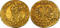 GERMANY Goldgulden (Ducat) Frankfurt (Free City). Gold Ducat St. John w. Lamb of God Coin. -