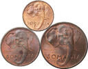 Somalia 1, 5, & 10 Centesimi (3pcs) U.N. Trusteeship under Italy. -