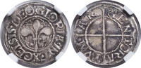 FRANCE FLORIN Alsace, Strasbourg (City). Silver Gros (Vierer) Coin. NGC -