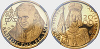 Czech Republic Gold 1/2 Oz Numbered Proof Medal. Papal Visit to Prague, Brno & Stara Boleslaw. 333 Struck! -