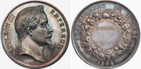 FRANCE Medal Napoleon III. Regional Horticulture Competition of Evreux. Silver Medal in Box! -