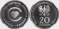 POLAND 20 Zlotych Trial Strike (Probá) in Copper-Nickel! -