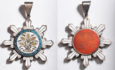 CHINA Medal Order of the Golden Grain (嘉禾). 3rd Class neck badge. -