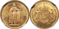 HUNGARY 10 Korona Franz Josef I. Gold 10 Korona Coin. -
