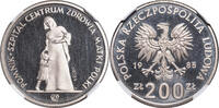 POLAND 200 Zlotych Rare Trial Strike Nickel 200 Zlotych Coin. 500pcs. Struck! -