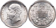 BULGARIA 50 Stotinki 1913 Ferdinand I. NGC MS 62