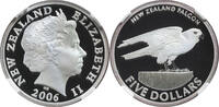 NEWZEALAND Silver $5 New Zealand Falcon. Only 3,000 pcs. Struck! -