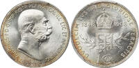 Austria 1 Corona Franz Joseph I. 1-Year type, struck for the 60th Regnal Anniversary! -