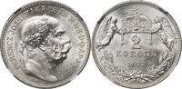 HUNGARY 2 Korona Francis Joseph I. -